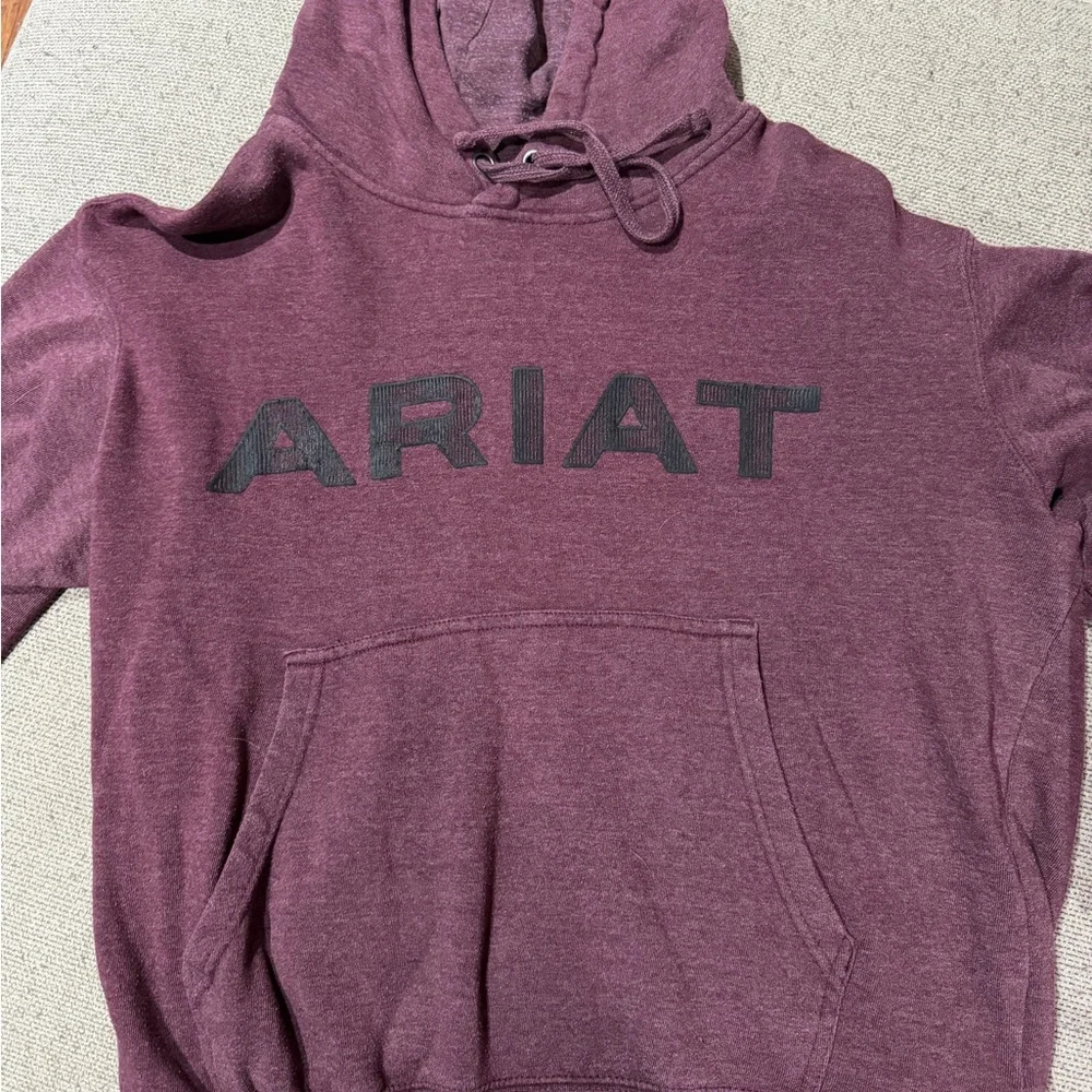 Ariat Burgundy Pullover Hoodie - Picture 4 of 4